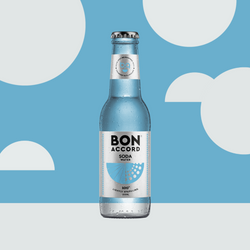 Bon Accord Soft Drinks  The lightly sparkling soda water is a refreshing option as a mixer or on its own. 